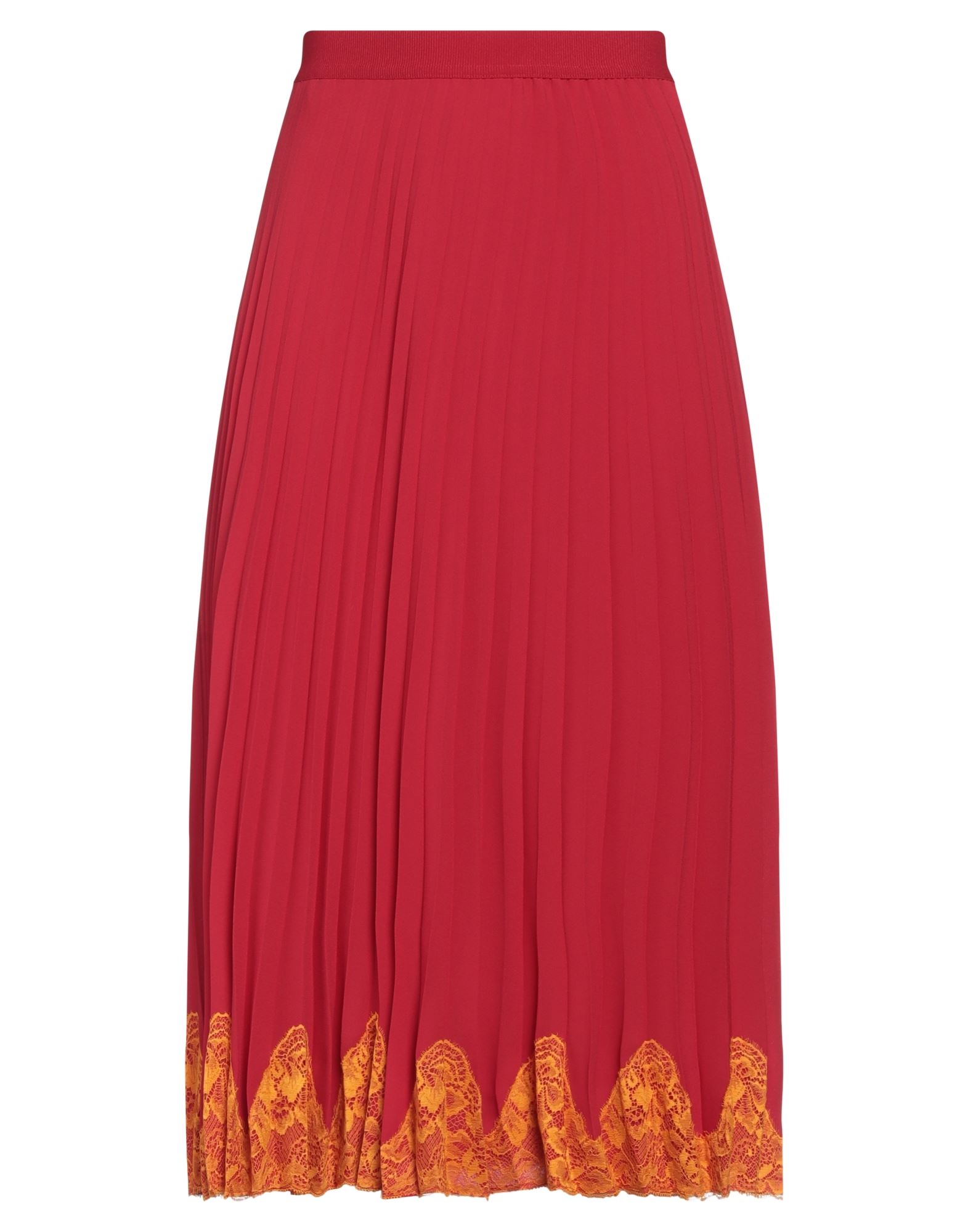 Semicouture Midi Skirts In Red