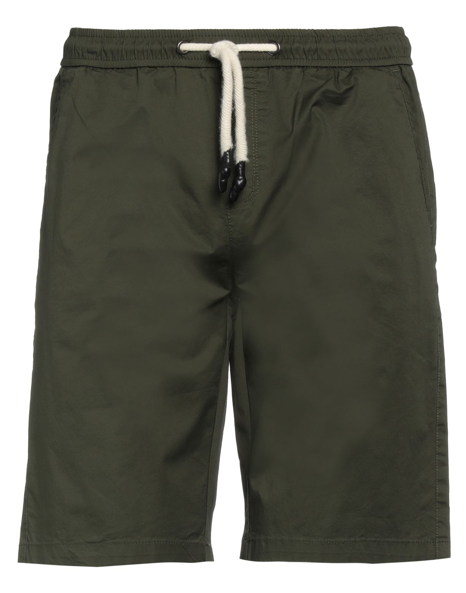 Smithy's Man Shorts & Bermuda Shorts Military Green Size 32 Cotton, Elastane