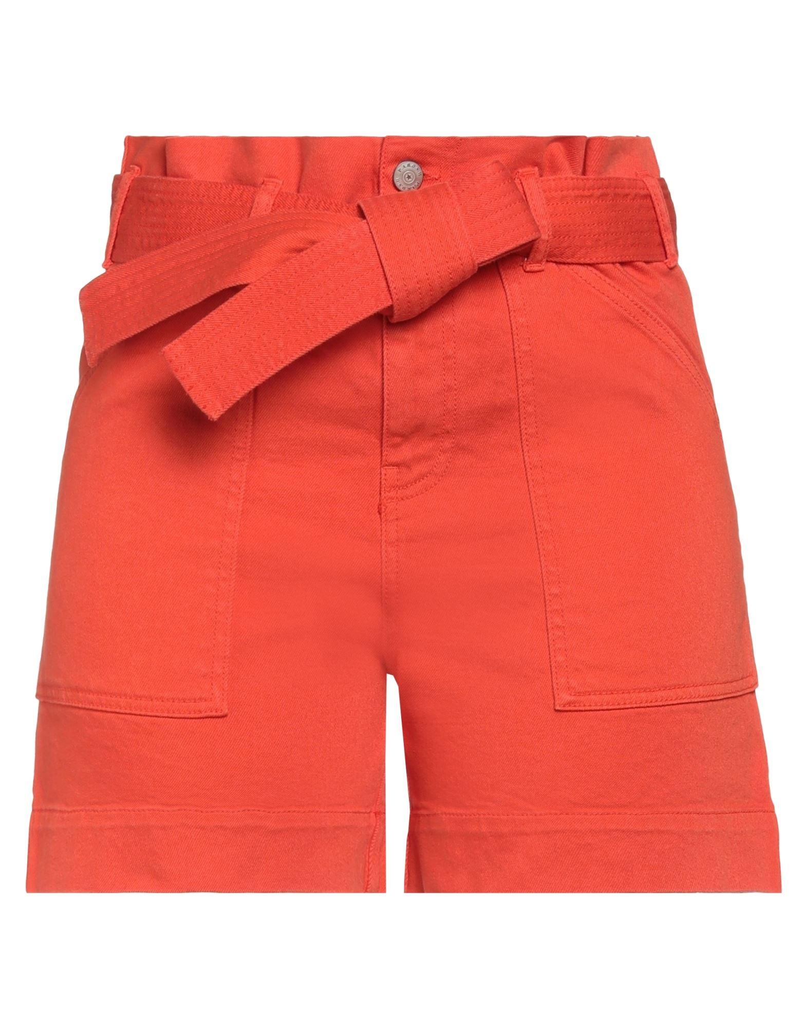 P.a.r.o.s.h P. A.r. O.s. H. Woman Shorts & Bermuda Shorts Orange Size L Cotton, Elastane