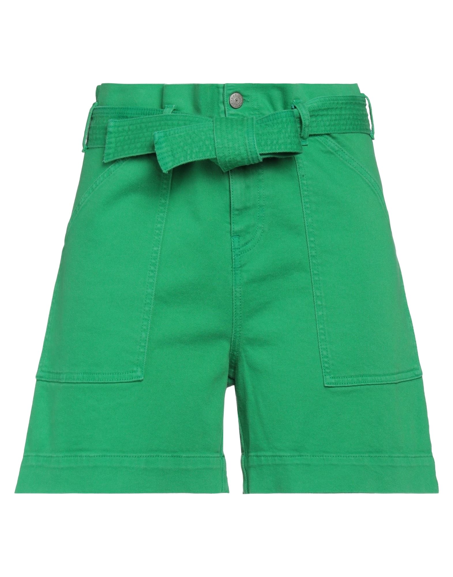 P.a.r.o.s.h P. A.r. O.s. H. Woman Shorts & Bermuda Shorts Green Size S Cotton, Elastane