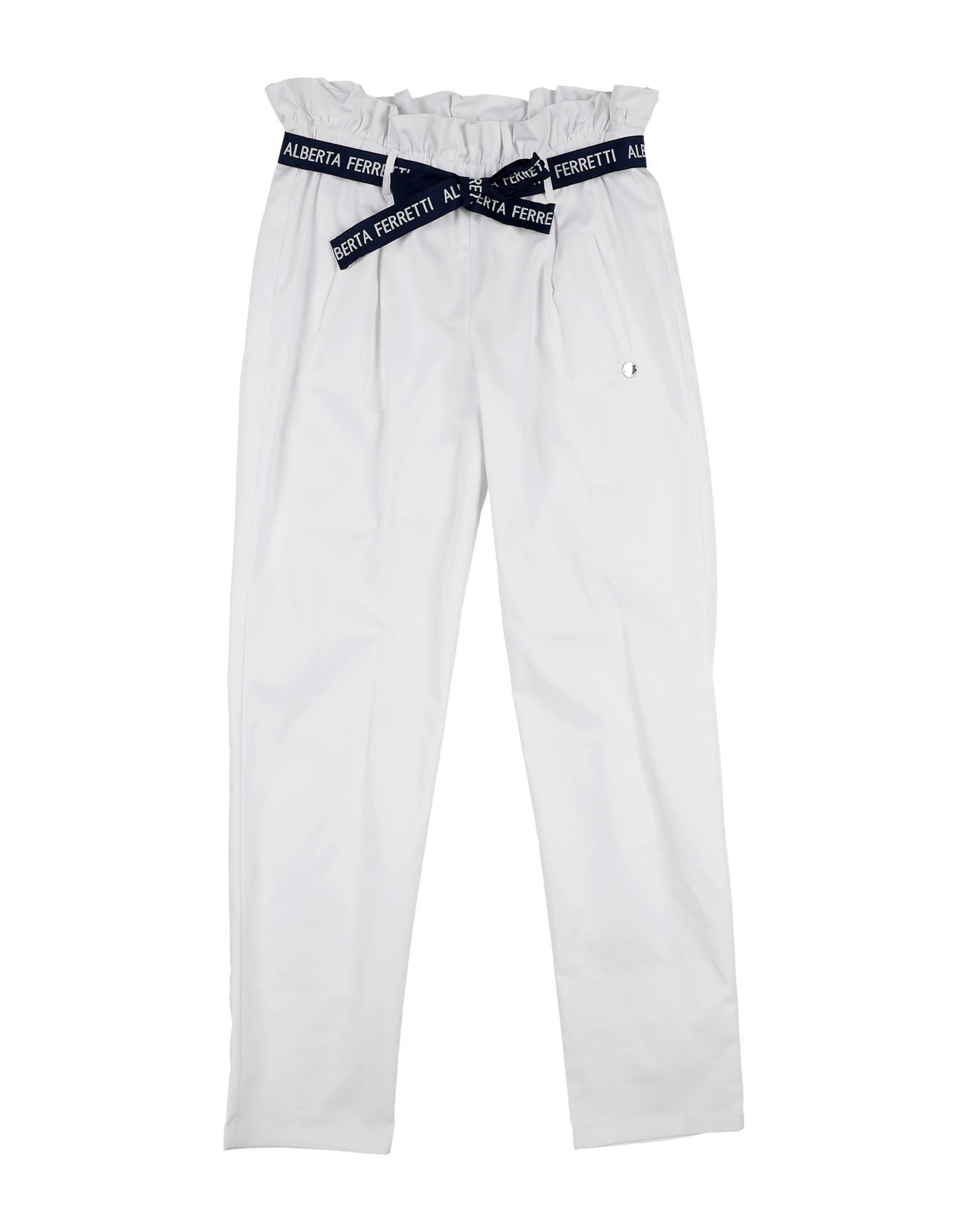 Alberta Ferretti Kids'  Pants In White