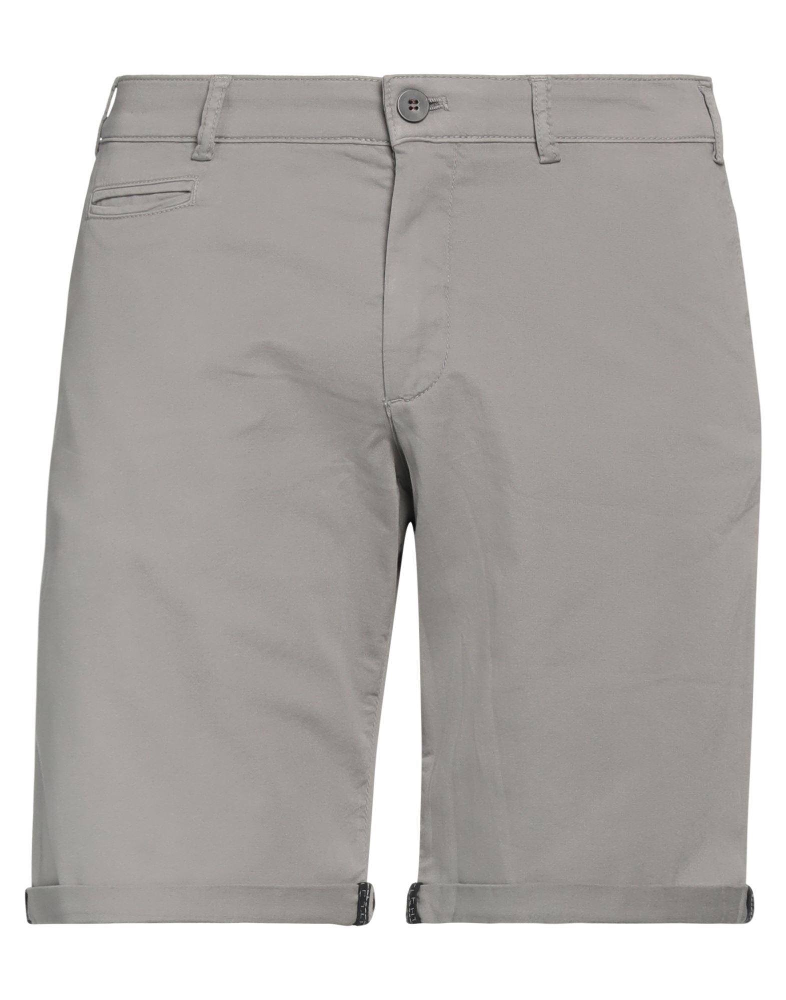 Hiltl Man Shorts & Bermuda Shorts Dove Grey Size 38 Cotton, Elastane