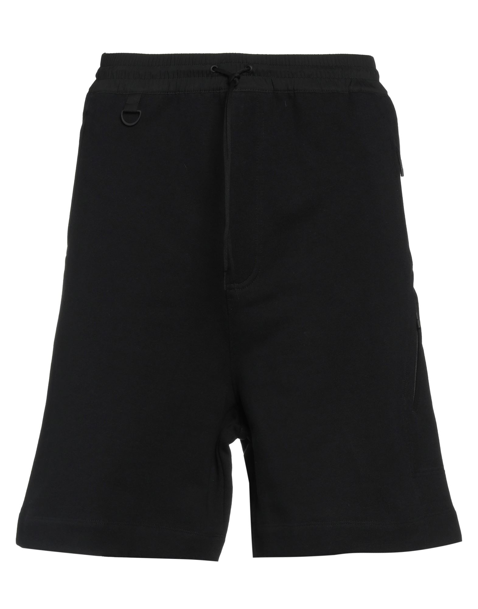 Y-3 Man Shorts & Bermuda Shorts Black Size Xxl Cotton, Polyamide, Elastane