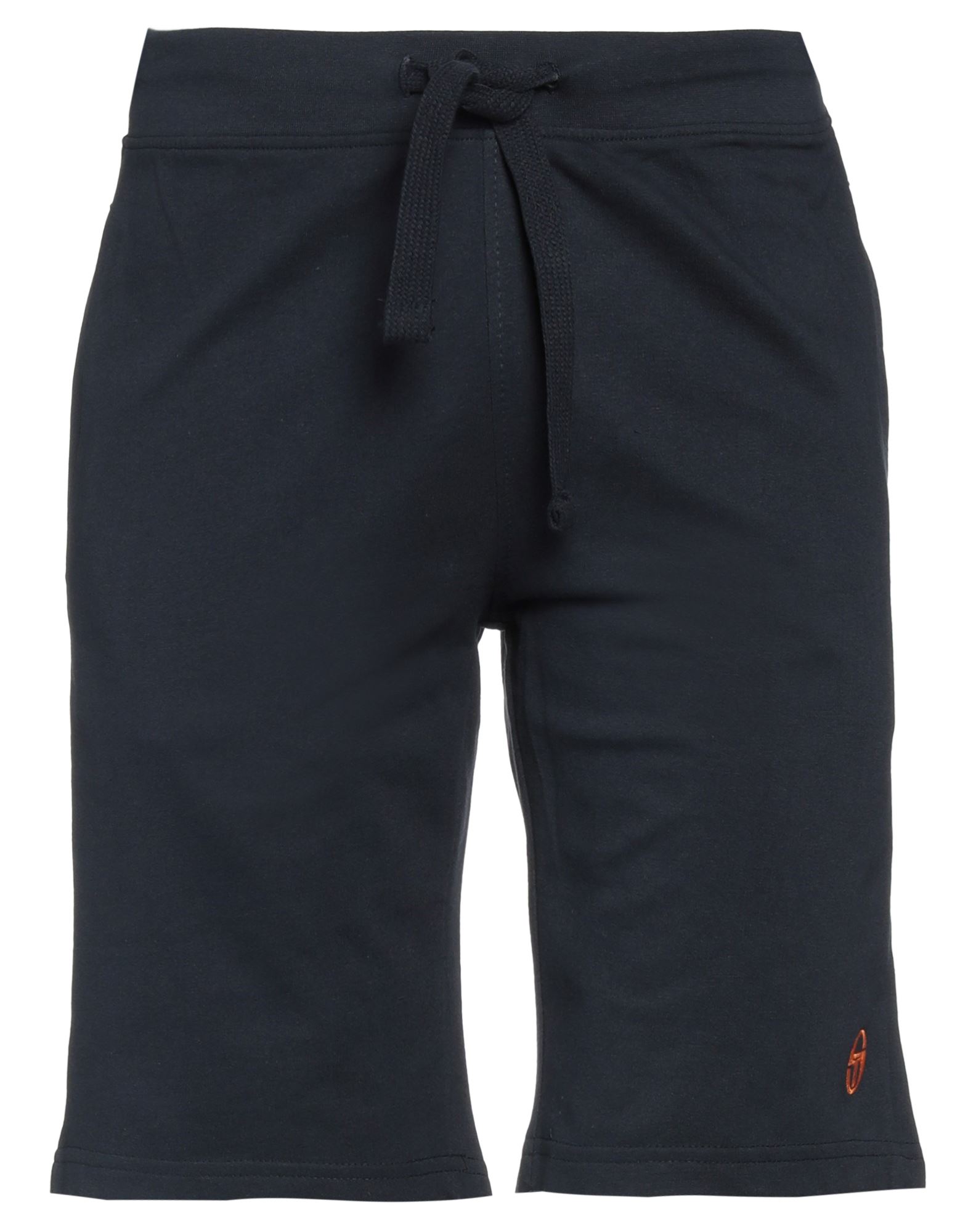 Sergio Tacchini Man Shorts & Bermuda Shorts Midnight Blue Size Xs Cotton
