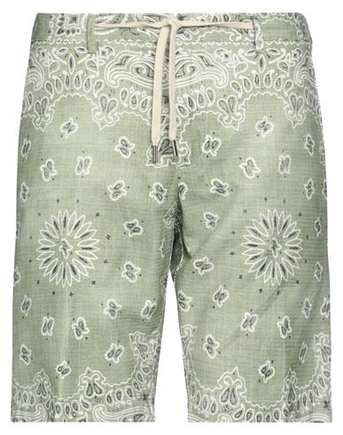 Myths Man Shorts & Bermuda Shorts Green Size 34 Cotton