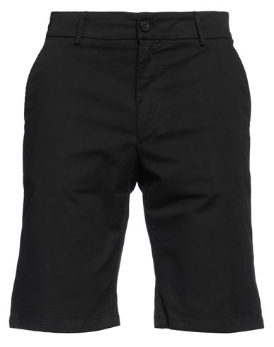 Trussardi Man Shorts & Bermuda Shorts Black Size 32 Cotton, Elastane