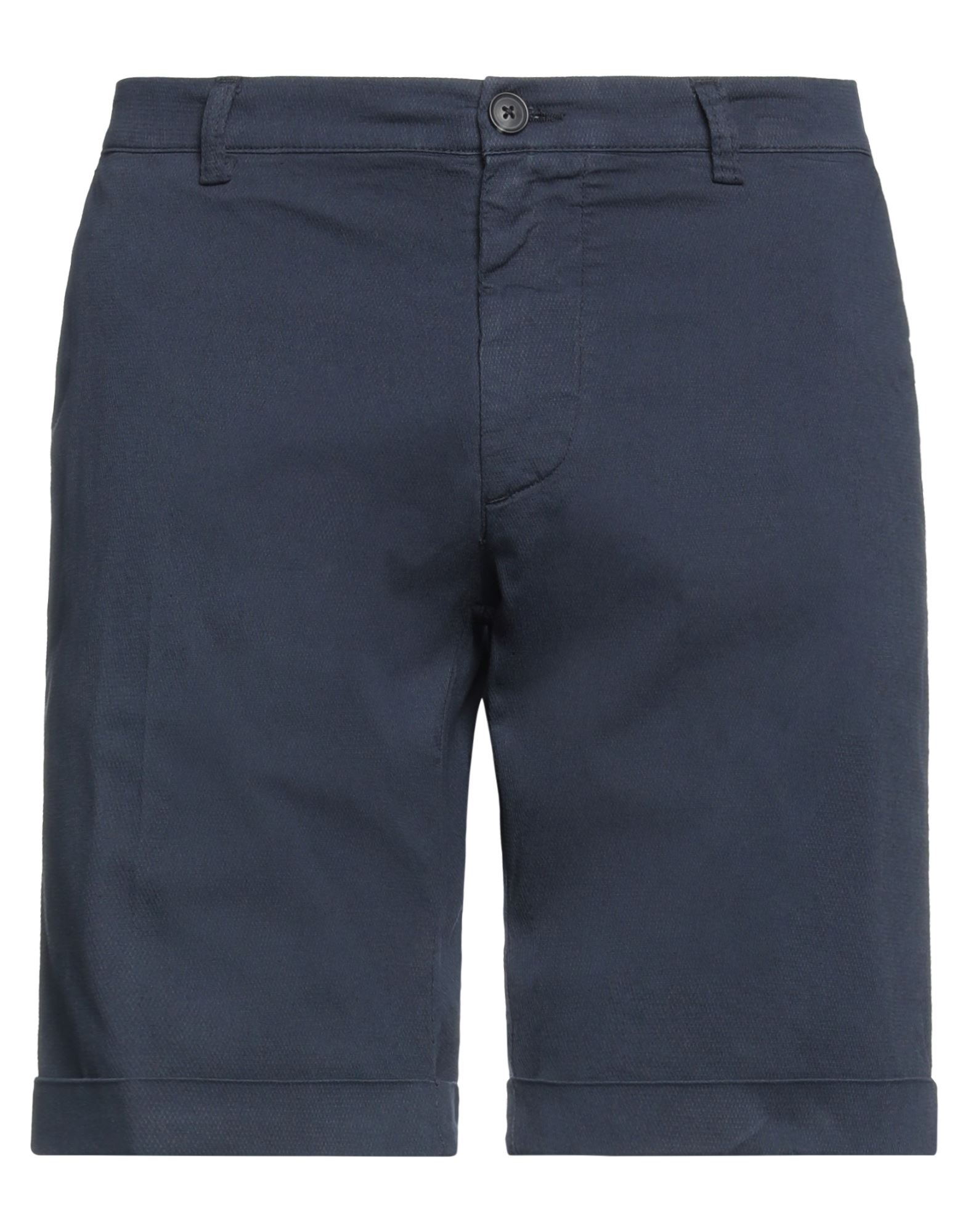 Trussardi Man Shorts & Bermuda Shorts Midnight Blue Size 38 Cotton, Elastane