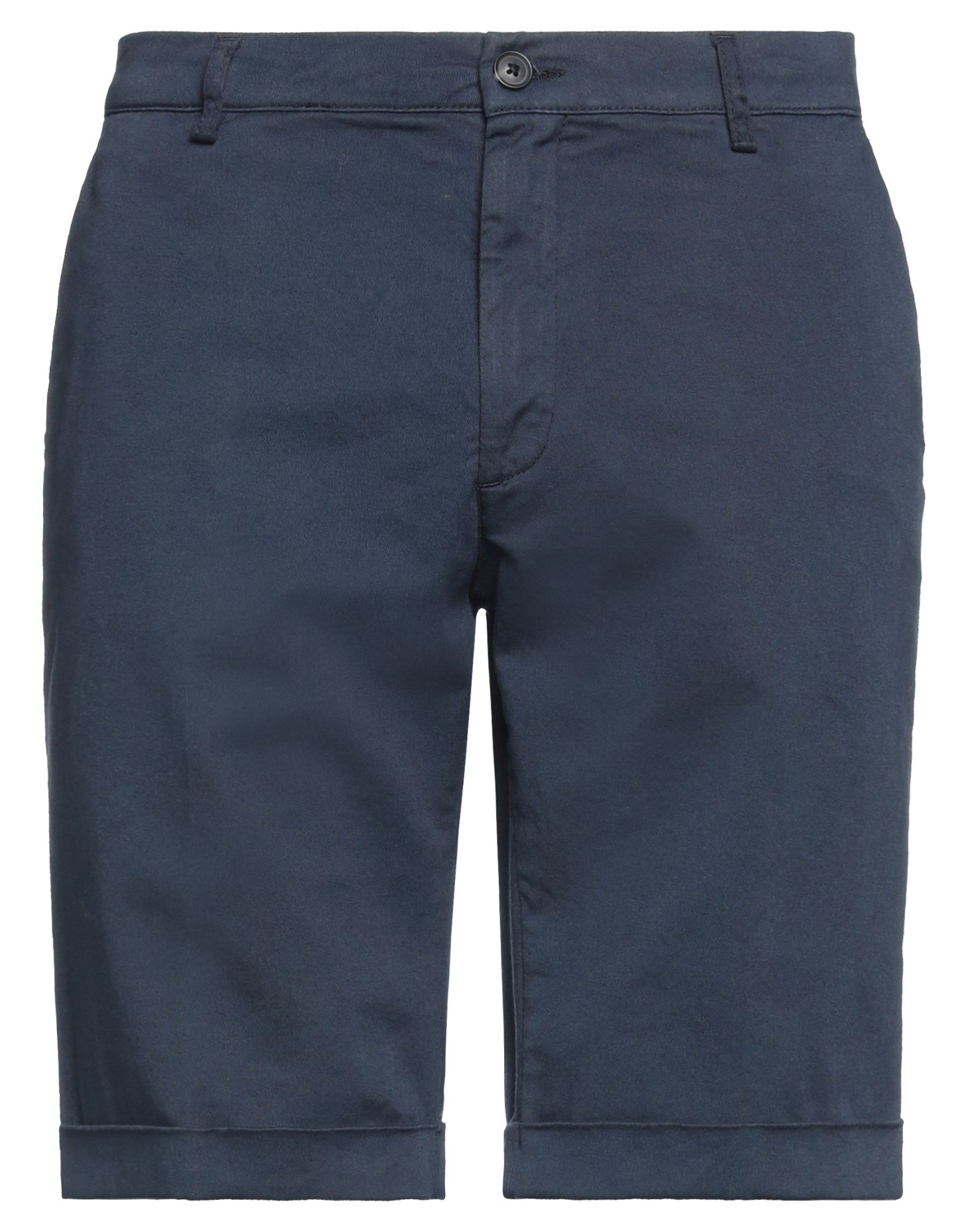 Trussardi Man Shorts & Bermuda Shorts Midnight Blue Size 40 Cotton, Elastane