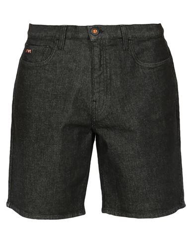 Emporio Armani Man Denim Shorts Grey Size 40 Cotton, Polyester, Elastane