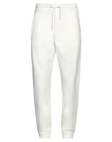 Emporio Armani Man Pants White Size L Viscose, Polyester, Elastane