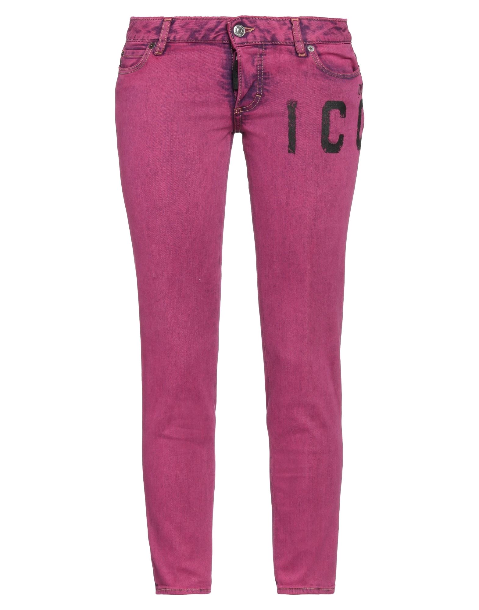 Dsquared2 Denim Cropped In Pink