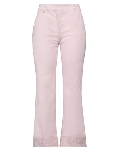 Room 52 Woman Pants Light Pink Size 8 Cotton, Elastane