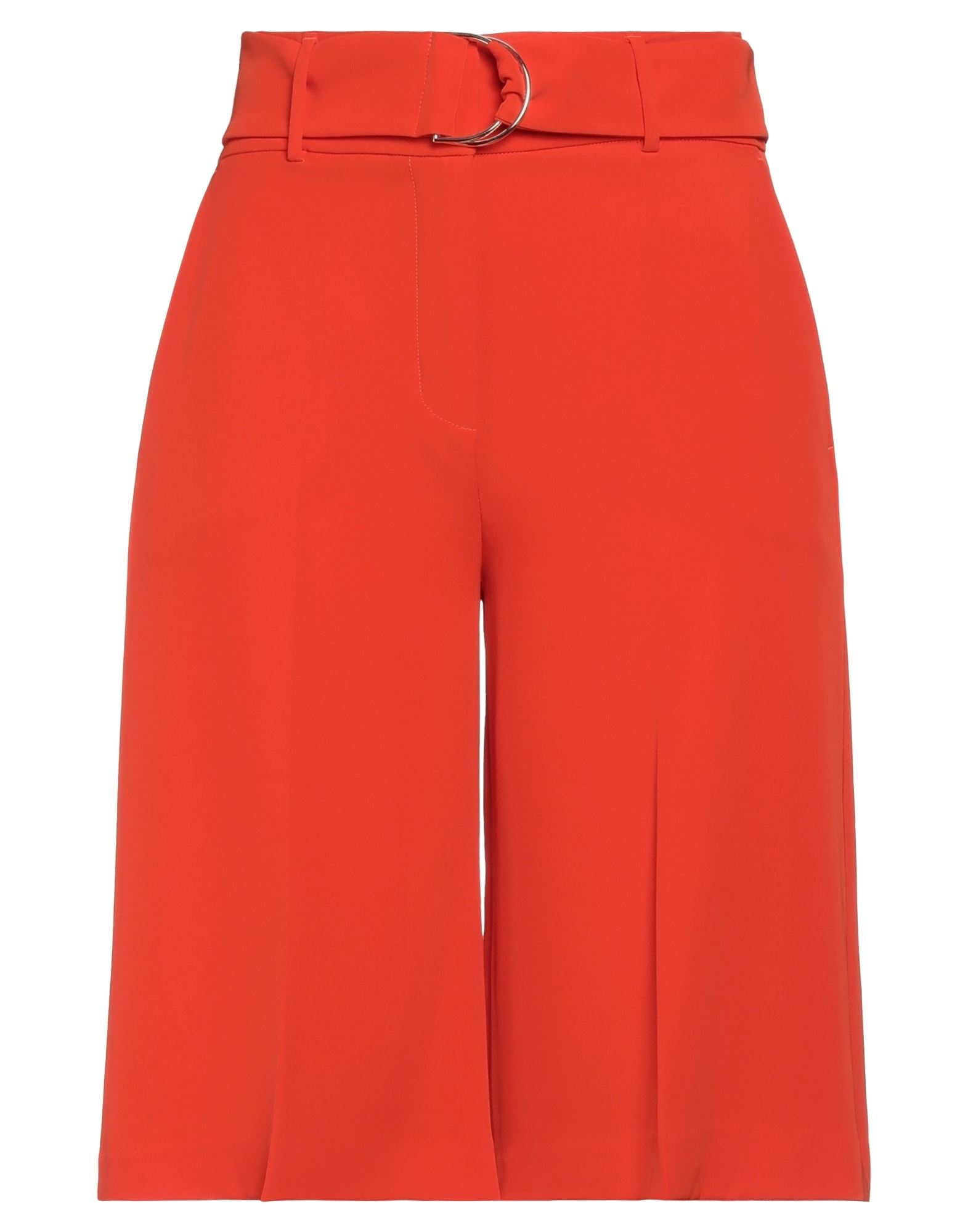 Annarita N Woman Shorts & Bermuda Shorts Orange Size 6 Polyester, Elastane