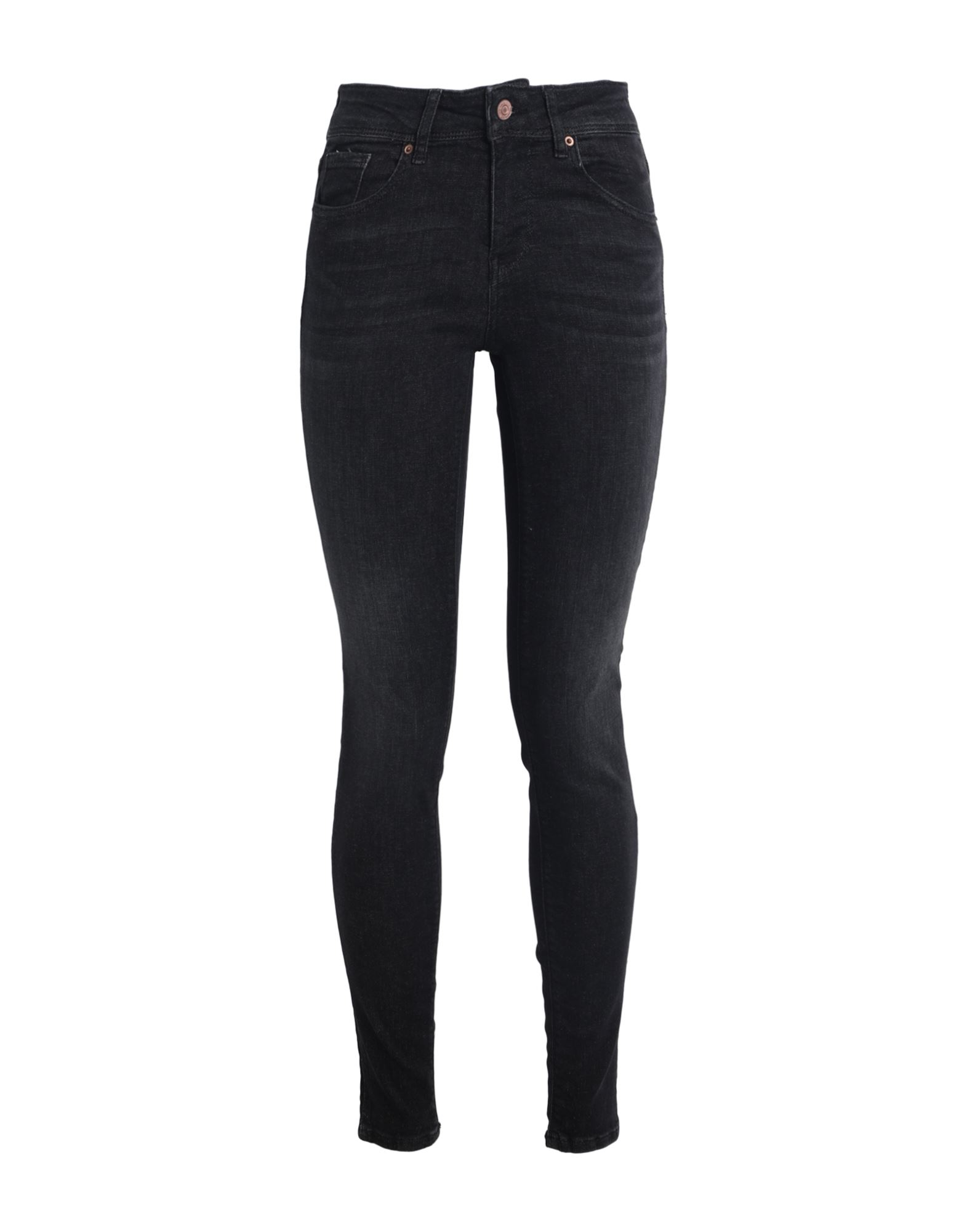 Shop Vero Moda Woman Jeans Black Size S-32l Organic Cotton, Cotton, Elastomultiester, Elastane