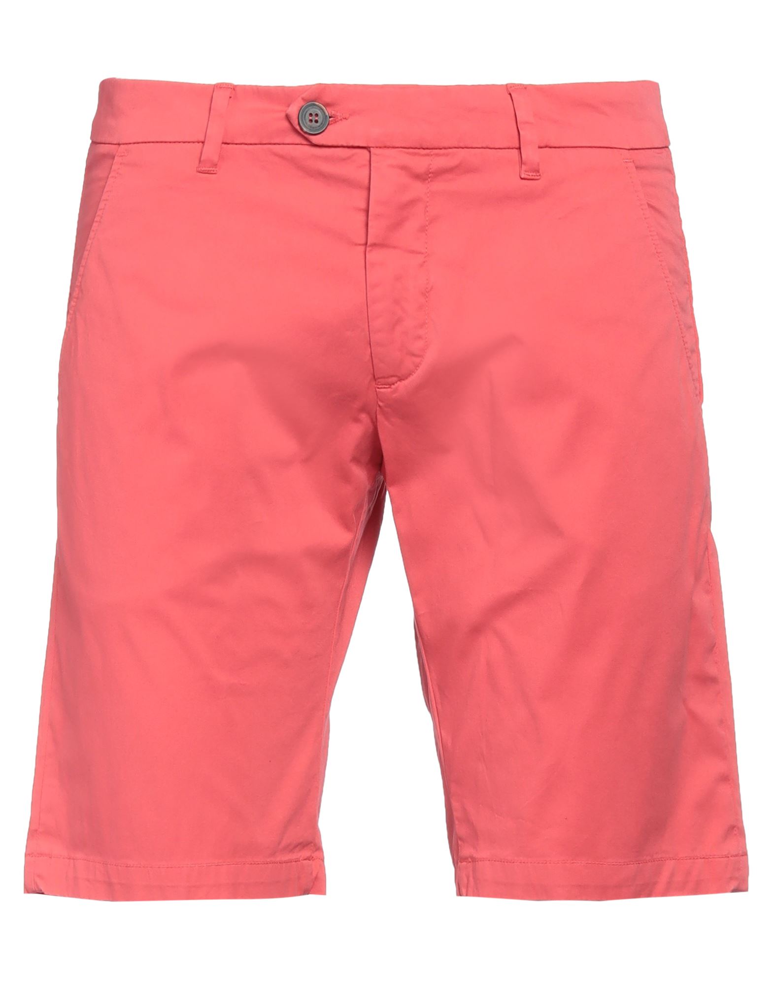 Roy Rogers Roÿ Roger's Man Shorts & Bermuda Shorts Coral Size 34 Cotton, Elastane In Red