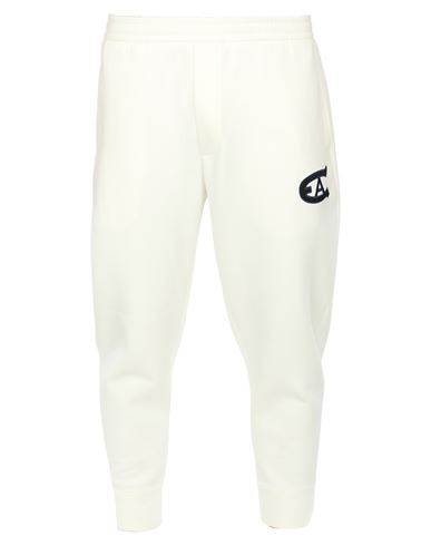 Emporio Armani Man Cropped Pants White Size Xxl Cotton, Polyester, Elastane