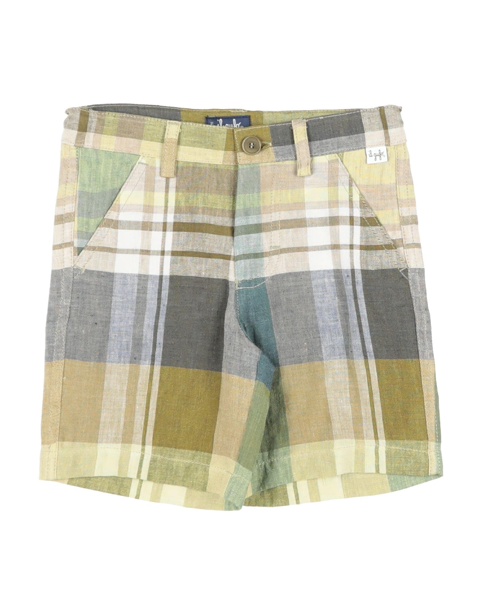 Il Gufo Kids'  Shorts & Bermuda Shorts In Sage Green