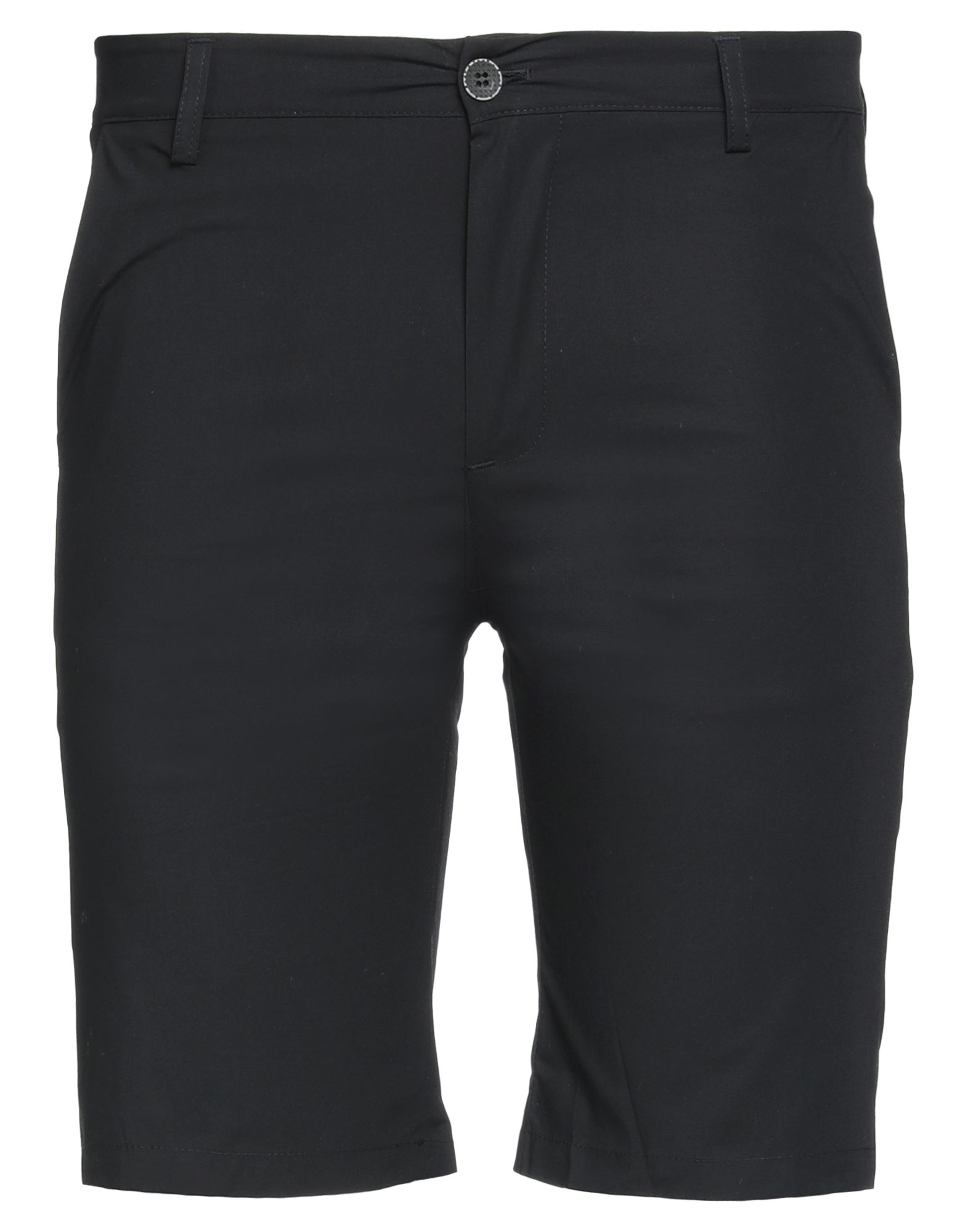 En Avance Man Shorts & Bermuda Shorts Black Size 34 Cotton, Elastane