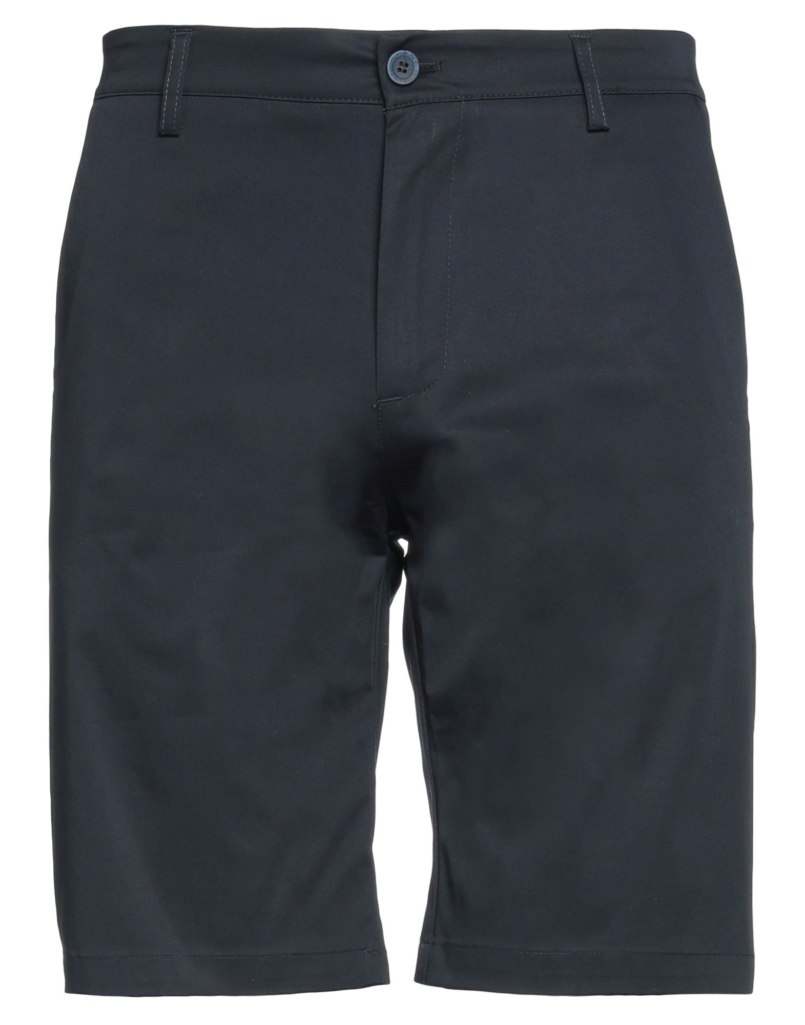 En Avance Man Shorts & Bermuda Shorts Midnight Blue Size 32 Cotton, Elastane