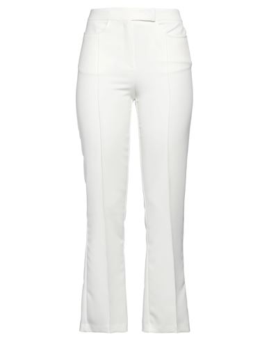 Cristina Rocca Woman Pants White Size 8 Polyamide, Elastane