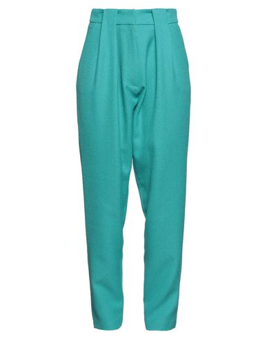 Silence Limited Woman Pants Turquoise Size L Polyester In Blue