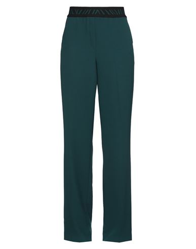 Angelo Marani Woman Pants Green Size 16 Polyester, Elastane
