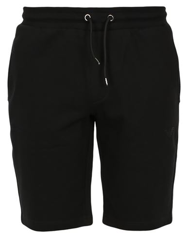 Emporio Armani Man Shorts & Bermuda Shorts Black Size Xxxl Cotton, Polyester