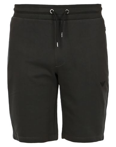 Emporio Armani Man Shorts & Bermuda Shorts Lead Size Xxxl Cotton, Polyester In Grey