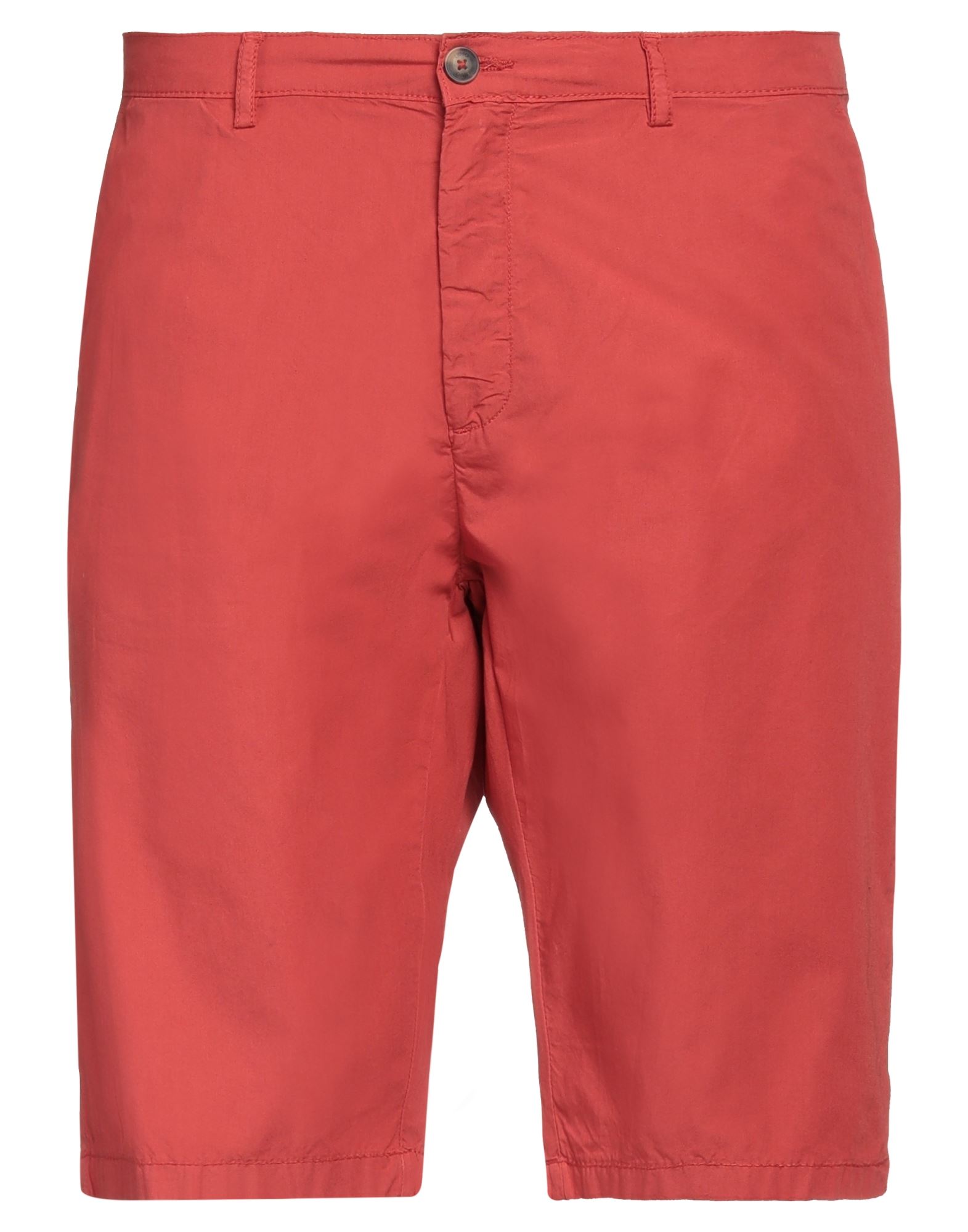 Liu •jo Man Man Shorts & Bermuda Shorts Rust Size 30 Cotton In Red