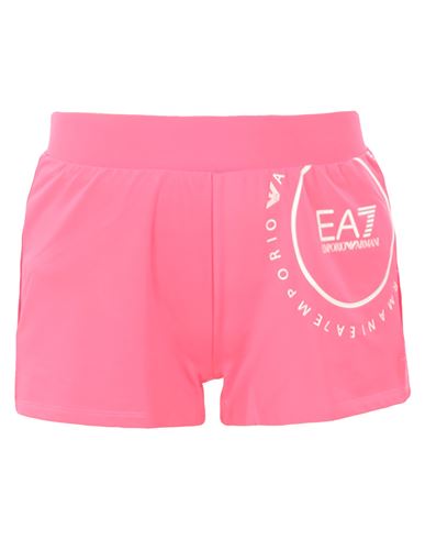 Ea7 Woman Shorts & Bermuda Shorts Pink Size Xxl Polyester, Viscose, Elastane