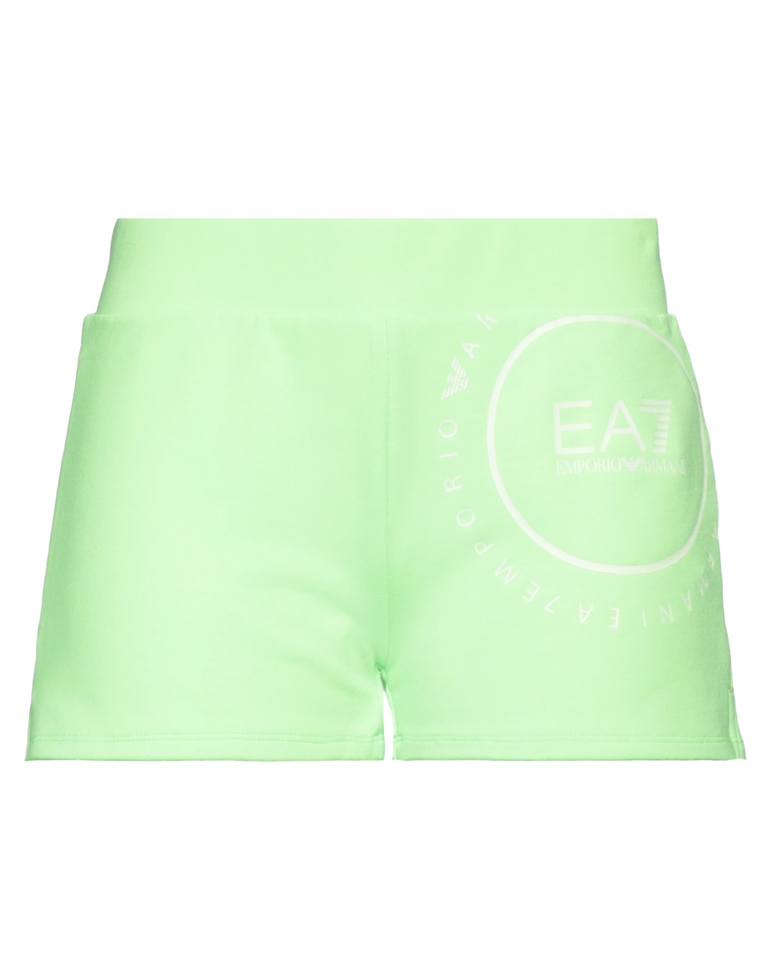 Ea7 Woman Shorts & Bermuda Shorts Green Size Xs Polyester, Viscose, Elastane