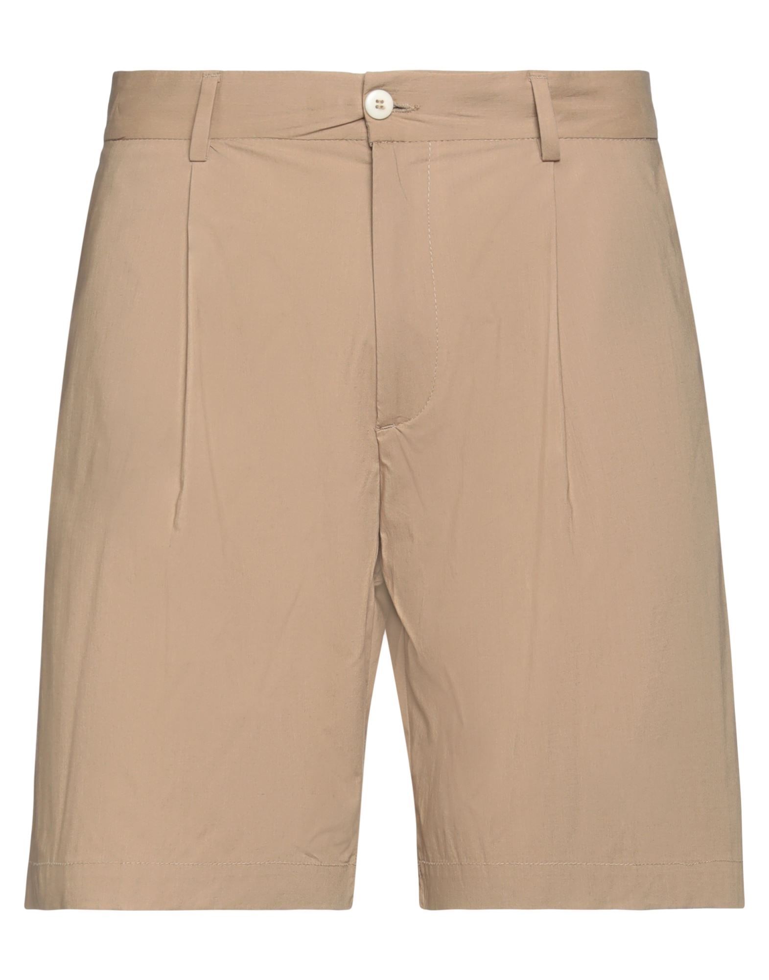 Sseinse Man Shorts & Bermuda Shorts Camel Size 34 Cotton In Beige