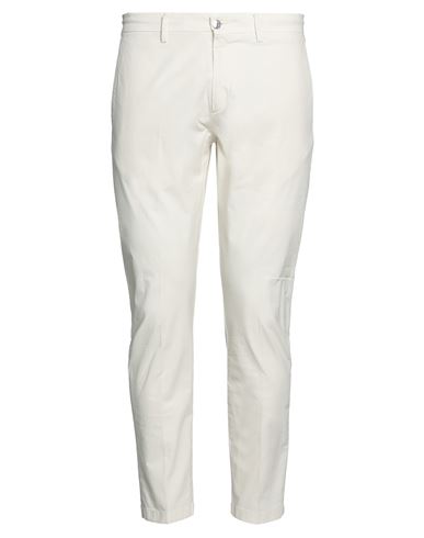 Be Able Man Pants Ivory Size 34 Cotton, Elastane In White
