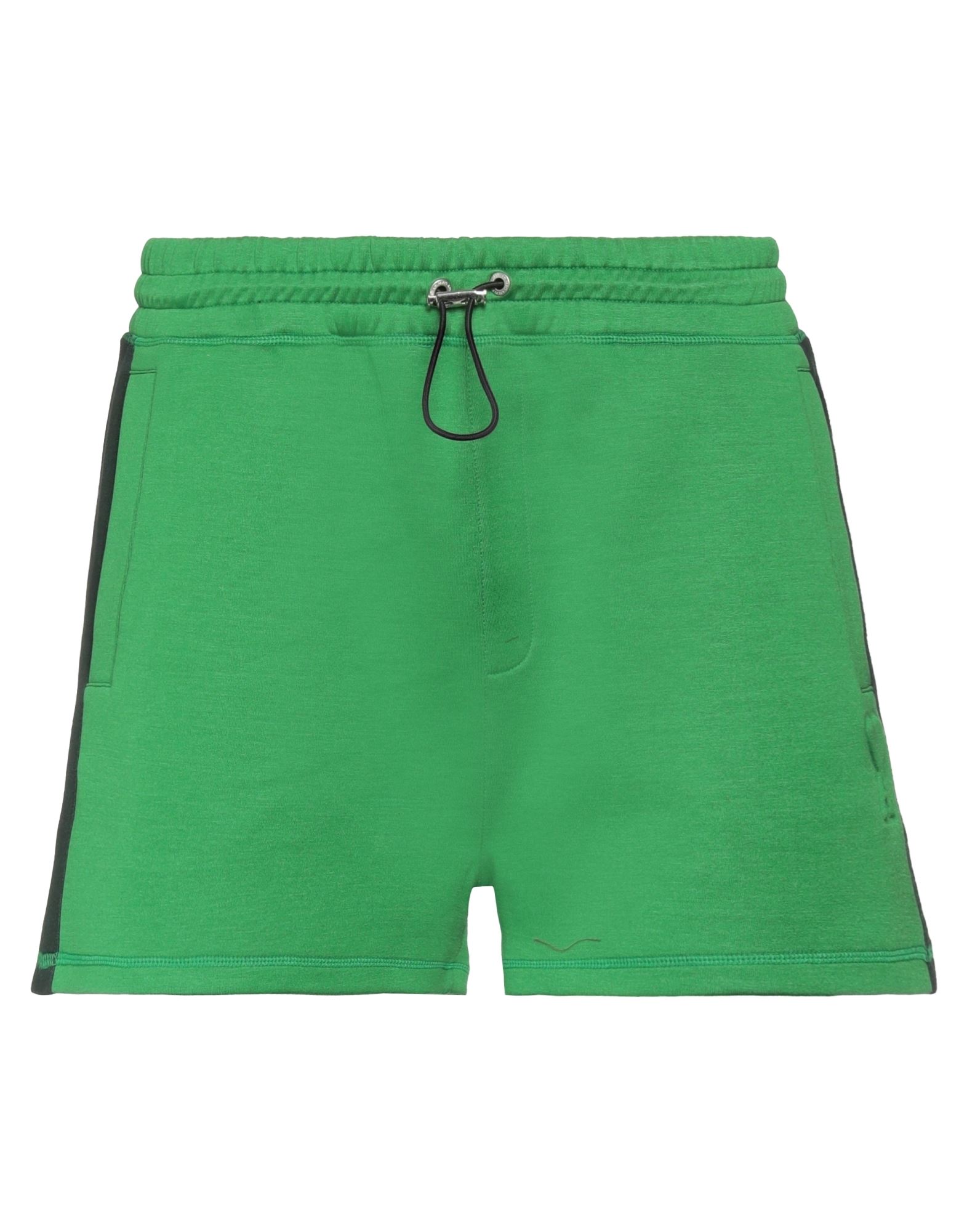 Ami Alexandre Mattiussi Man Shorts & Bermuda Shorts Green Size M Cotton, Polyamide