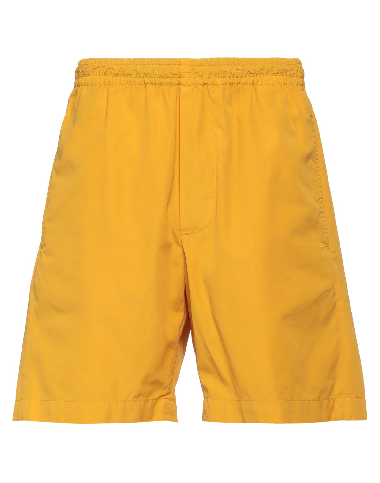 Mauro Grifoni Grifoni Man Shorts & Bermuda Shorts Ocher Size 30 Cotton In Yellow