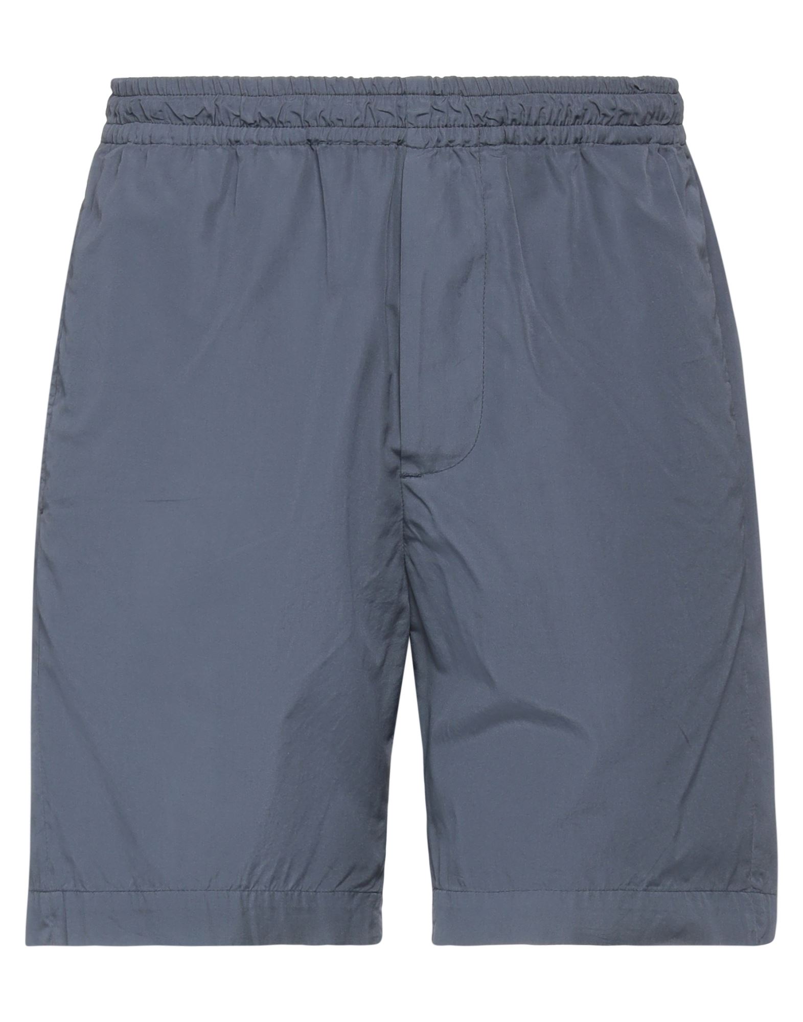 Mauro Grifoni Man Shorts & Bermuda Shorts Slate Blue Size 30 Cotton