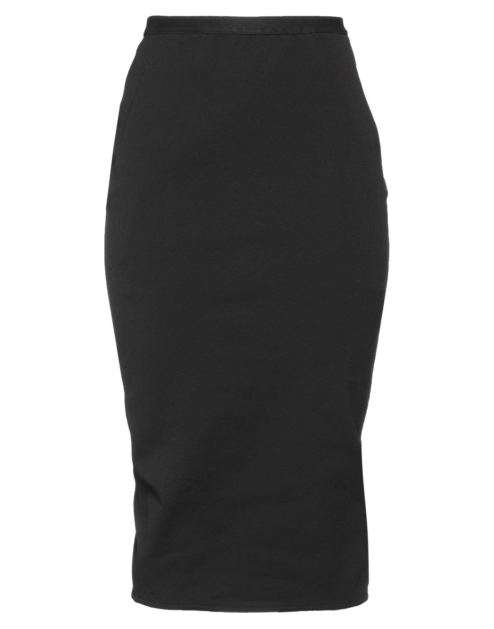 Rick Owens Midi Skirts In Black