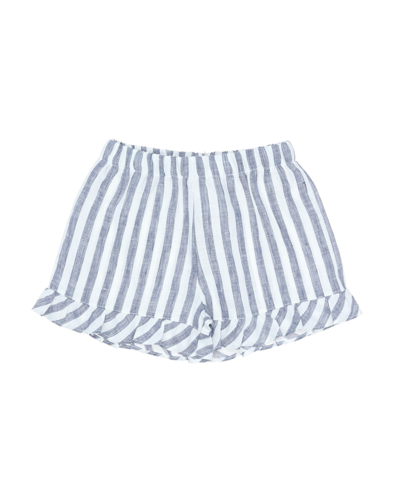 J.o. Milano Babies' J. O. Milano Newborn Girl Shorts & Bermuda Shorts Slate Blue Size 3 Linen