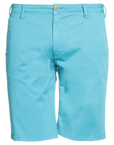 Shockly Man Shorts & Bermuda Shorts Sky Blue Size 32 Cotton, Elastane