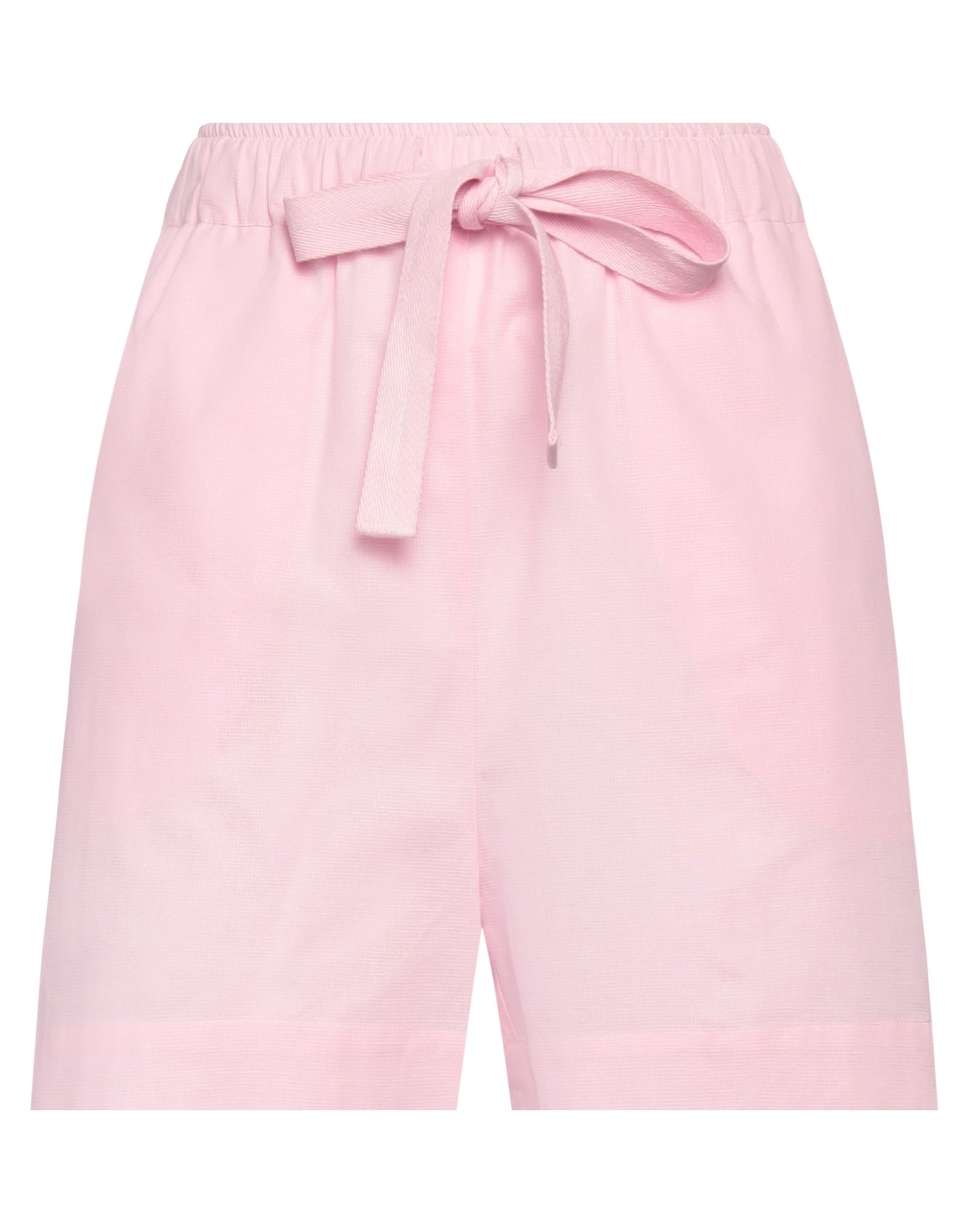 Semicouture Woman Shorts & Bermuda Shorts Pink Size 4 Cotton