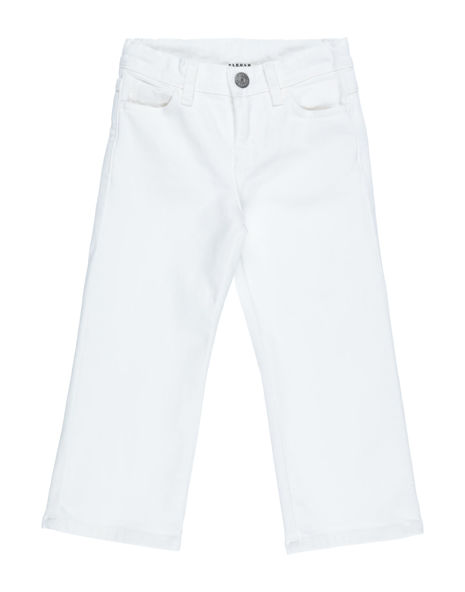 Shop P.a.r.o.s.h P. A.r. O.s. H. Toddler Girl Jeans White Size 6 Cotton, Elastane
