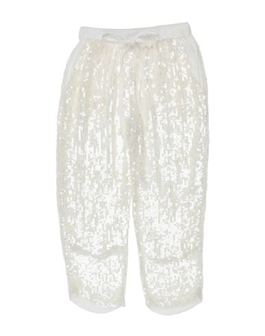 P.a.r.o.s.h. Babies' P. A.r. O.s. H. Toddler Girl Pants Ivory Size 4 Viscose In White