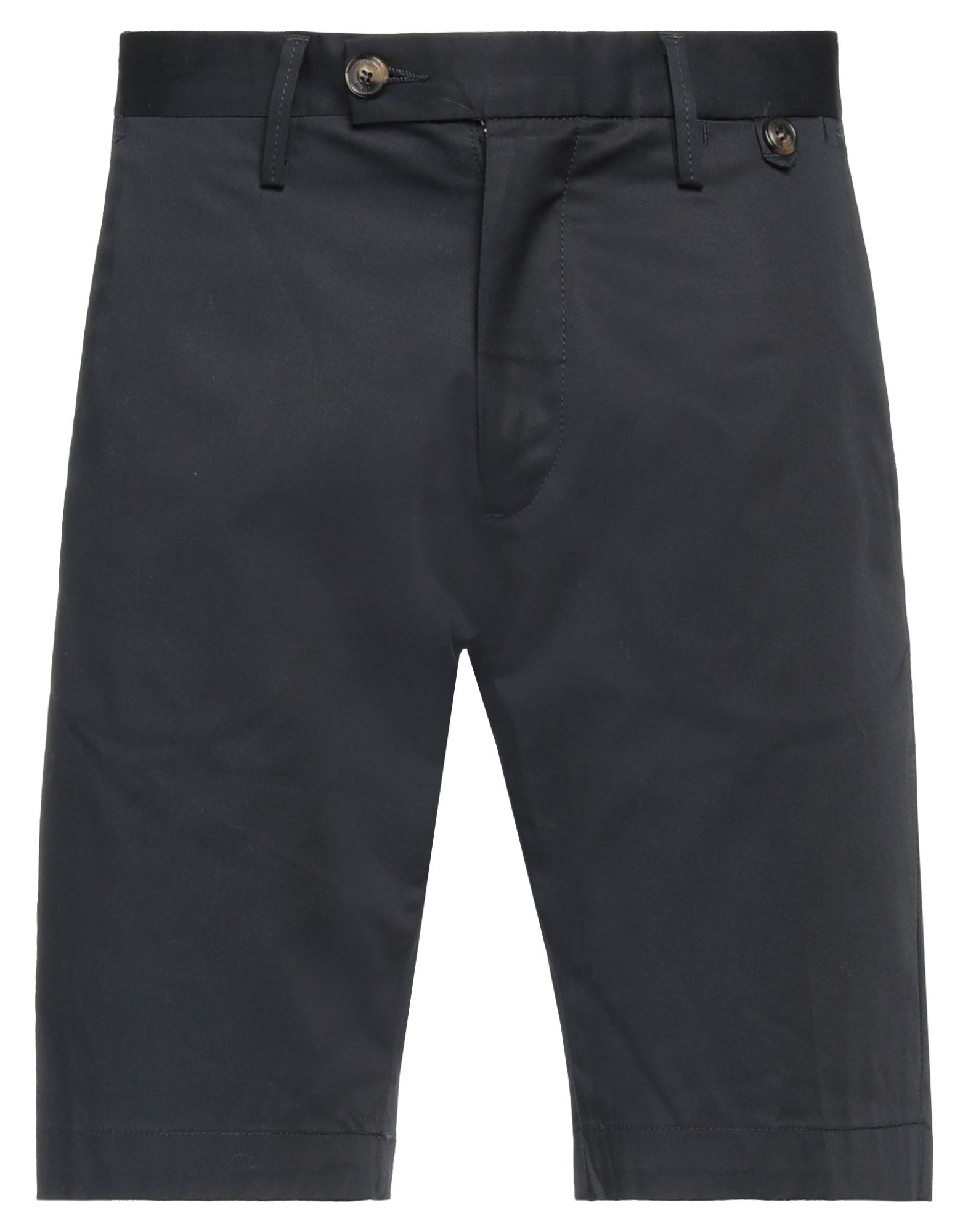 Liu •jo Man Man Shorts & Bermuda Shorts Midnight Blue Size 26 Cotton, Elastane In Blue