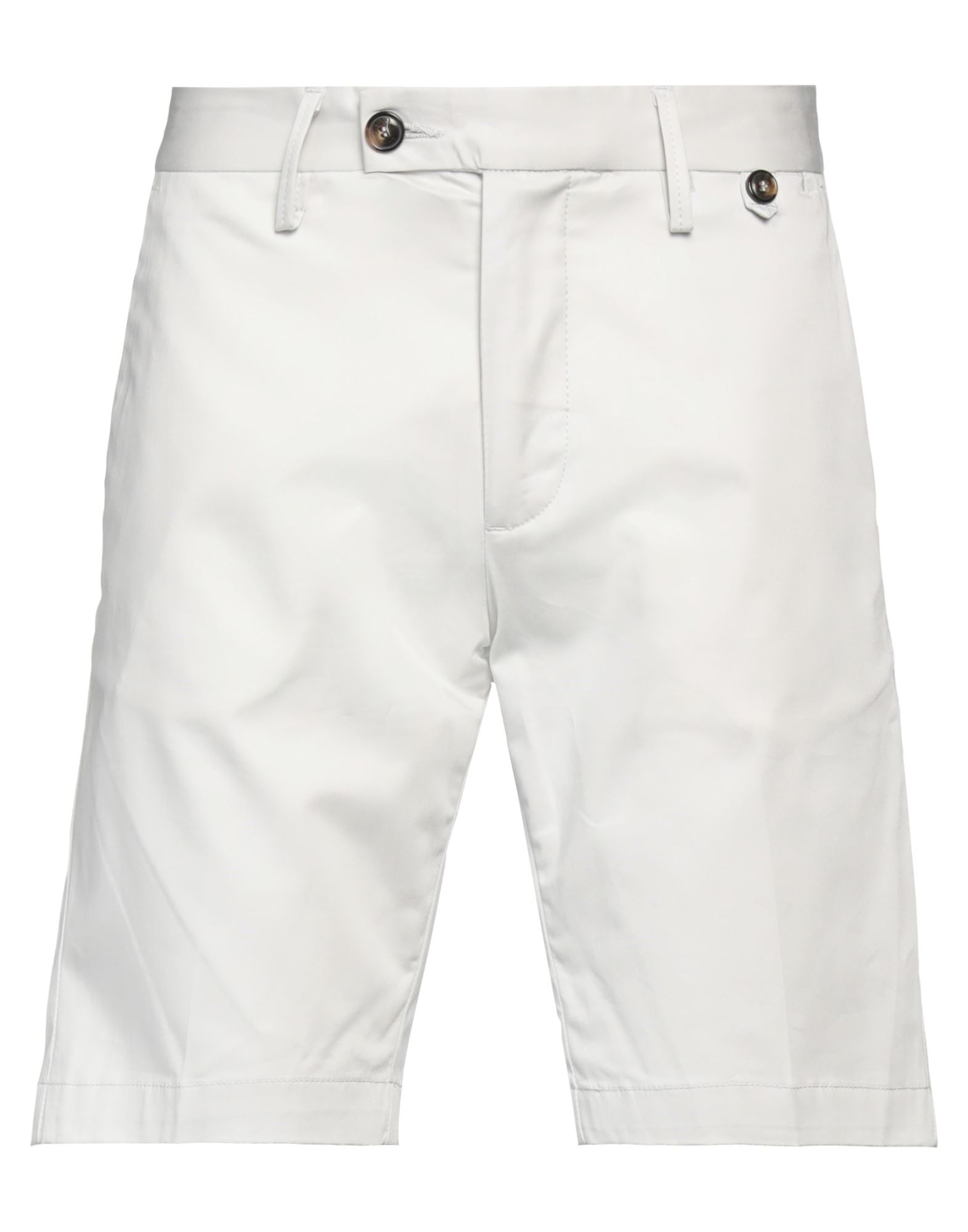 Liu •jo Man Man Shorts & Bermuda Shorts Light Grey Size 28 Cotton, Elastane
