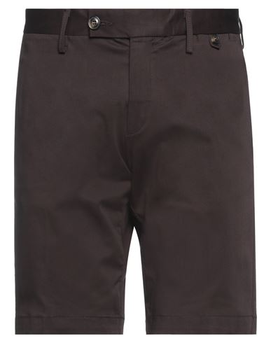 Liu •jo Man Man Shorts & Bermuda Shorts Cocoa Size 30 Cotton, Elastane In Brown