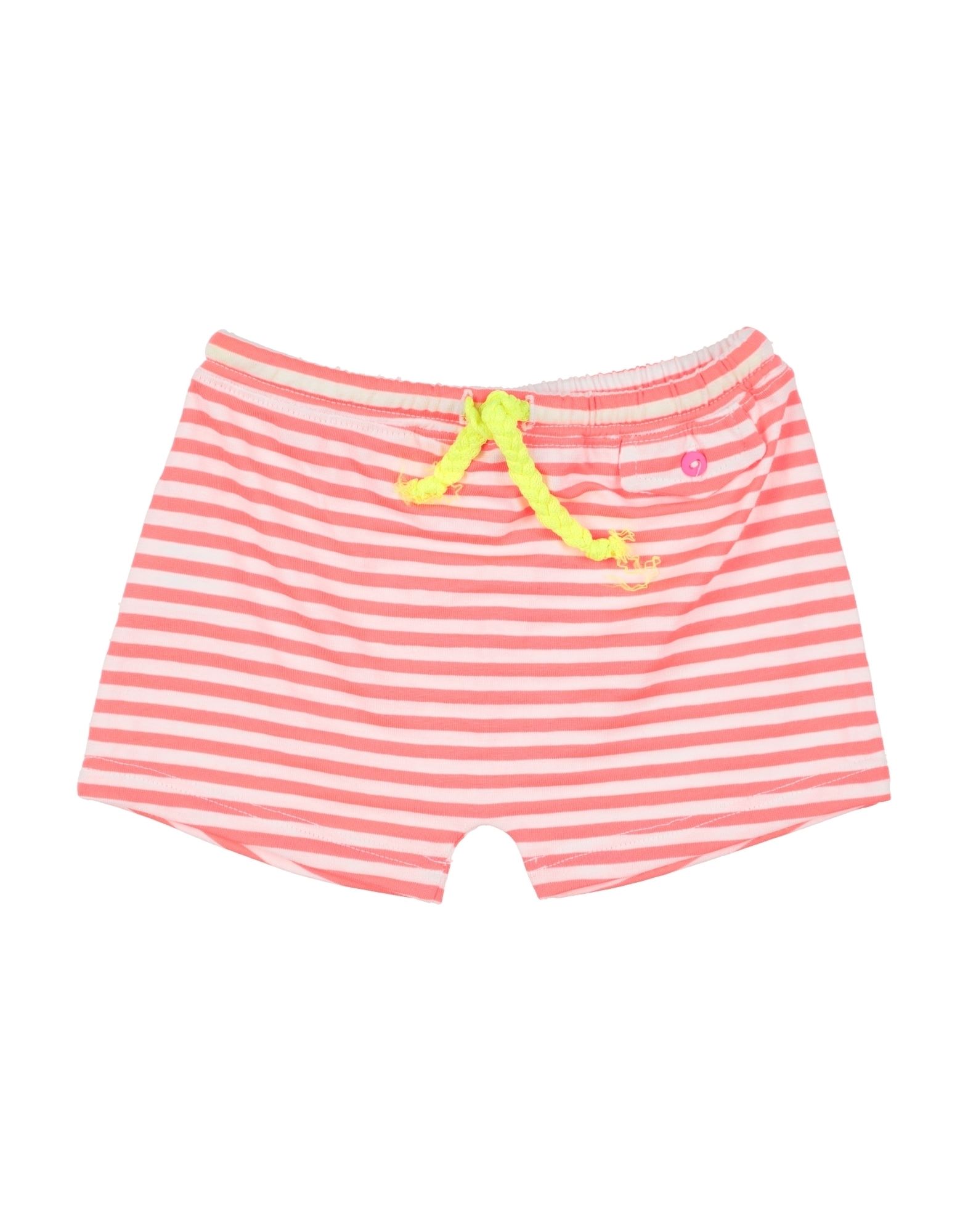 Coccodé Kids'  Newborn Girl Shorts & Bermuda Shorts Coral Size 3 Cotton, Polyester In Red