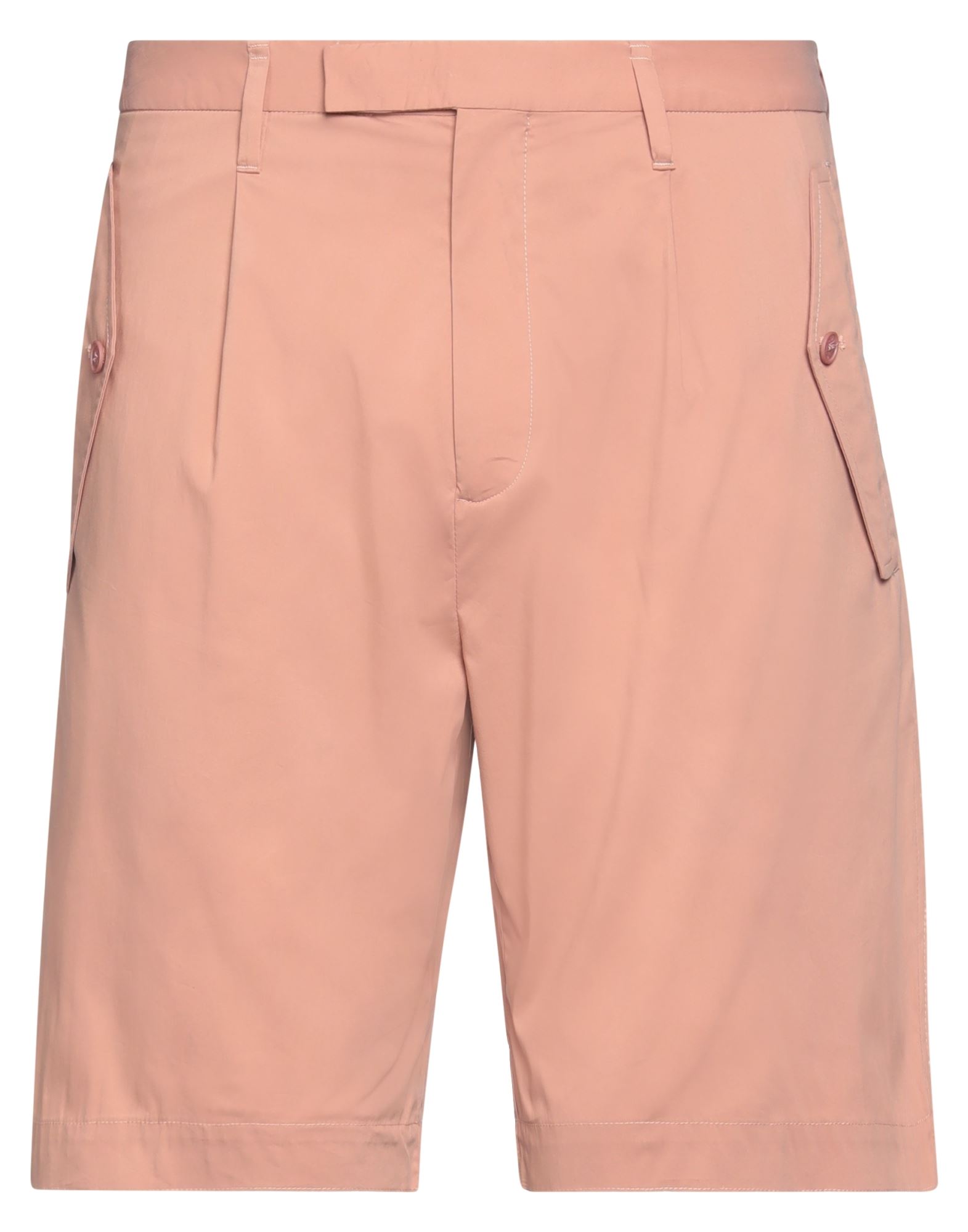 Neil Barrett Man Shorts & Bermuda Shorts Pastel Pink Size 34 Cotton, Polyester