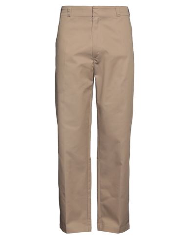 Shop Scout Man Pants Khaki Size 33 Polyester, Cotton In Beige