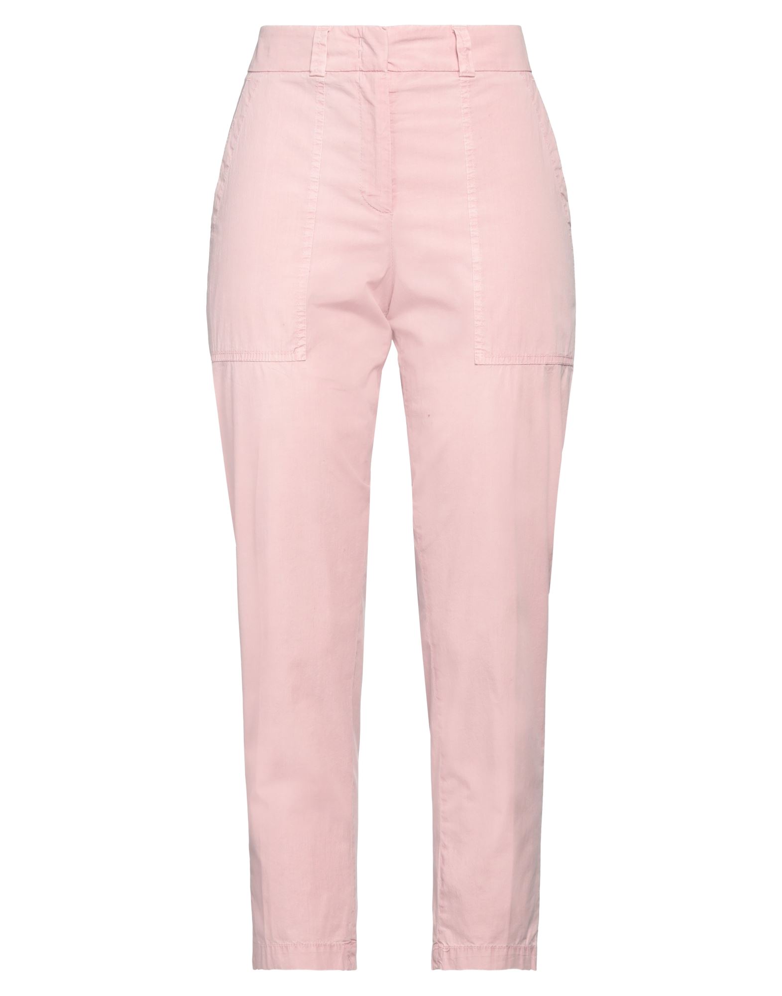 Shop Peserico Woman Pants Pink Size 6 Cotton, Elastane