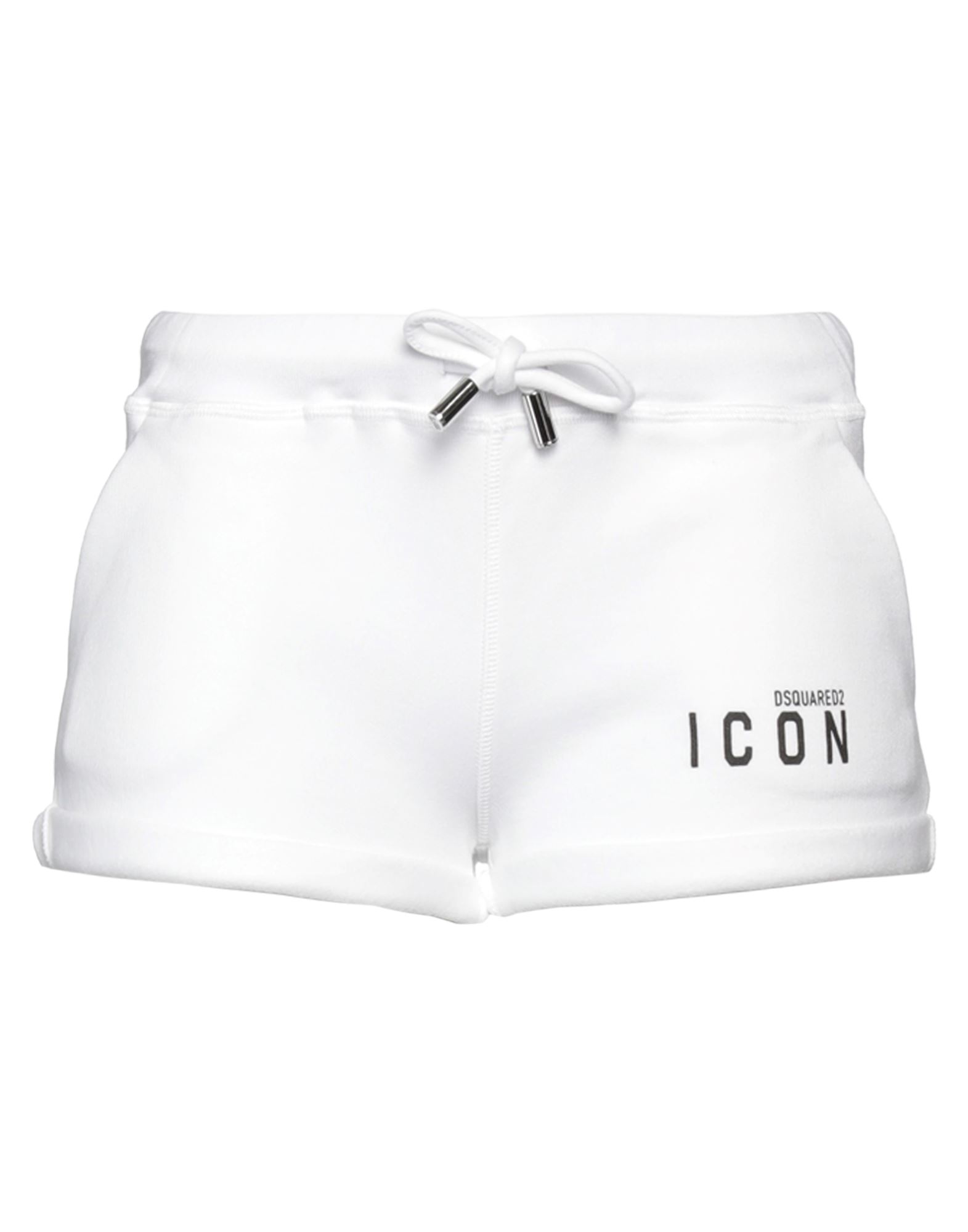 Dsquared2 Woman Shorts & Bermuda Shorts White Size S Cotton, Elastane In White